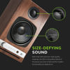 Picture of Audioengine HD3 Wireless Speakers with Bluetooth - 60W Powered Computer Speakers for Desktop Monitor and Home Music System with aptX HD Bluetooth, AUX, USB, RCA, 24-bit DAC (Walnut, Pair)