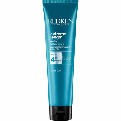 Picture of Redken Extreme Length Leave-In Conditioner | For Hair Growth | Seals Split Ends & Prevents Breakage | Infused With Biotin | 5.1 Fl Oz