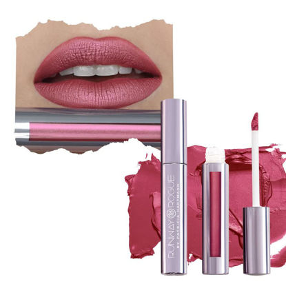 Picture of Runway Rogue Silk Glam Liquid Lipstick, Long-Wear Frosted Berry-Pink Liquid Lipstick, First Class