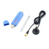 Picture of LEDMOMO USB Dongle ESD Protection RTL-SDR ADS-B 1PPM TCXO SMA F Digital Low Noise Stick Tuner Radio Receiver Antenna Set for Windows Mac OS Linux Andriod Raspberry Pi (Blue)