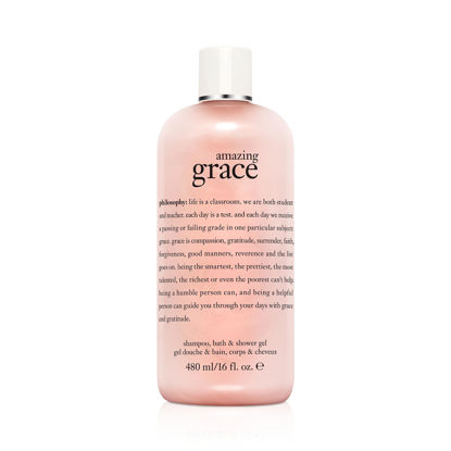 Picture of philosophy Amazing Grace Shampoo Shower Gel & Bubble Bath, 16 oz