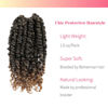 Picture of The BOHOBABE Crochet Passion Twist Hair Pretwisted 12 Inch Short Pre-looped Passion Twist Crochet Braiding Hair 8 Packs(T27)