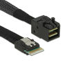 Picture of JSER Slimline SAS 4.0 SFF-8654 4i 38pin Host to HD Mini SAS 4i SFF-8643 36pin Target Cable 50cm PCIE4.0