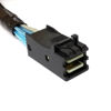 Picture of JSER Slimline SAS 4.0 SFF-8654 4i 38pin Host to HD Mini SAS 4i SFF-8643 36pin Target Cable 50cm PCIE4.0