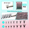 Picture of VAVALASH DIY Lash Extension Kit Individual Cluster Lashes Kit with 280 PCS 10-16mm Mix Lash Clusters Lash Bond and Seal, Lash Remover, Lash Applicator for DIY Eyelash Extensions at Home（Kit-30D+40D）