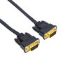 Picture of DTech 65ft Extra Long VGA to VGA Cable for Computer Monitor 15 Pin Male to Male Flat VGA Cord Full HD Video (20 Meter, Black)