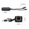 Picture of ANVISION 4-Pack 5V PoE Splitter, 48V to 5V 2.4A Adapter, Plug 3.5mm x 1.35mm, 5.5mm x 2.1mm Connector, IEEE 802.3af Compliant, for IP Camera and More