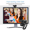 Picture of Ausdom Full HD Laptop Webcam, 1080P Streaming Web Camera with Built-in Stereo Microphone, Widescreen Video Calling and Recording Desktop or PC USB Camera for YouTube Xsplit Mixer Skype Twitch OBS