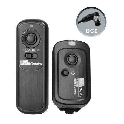 Picture of Pixel Wireless Remote Commander Shutter Release RW-DC0 Shutter Remote Release Control for Nikon Fujifilm Kodak Cameras, Replaces Nikon Remote Cord MC-30A