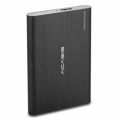 Picture of ACASIS 500GB USB3.0 2.5" Portable External Hard Drive for Desktop Laptop HDD Hard Disk (500GB, Black)