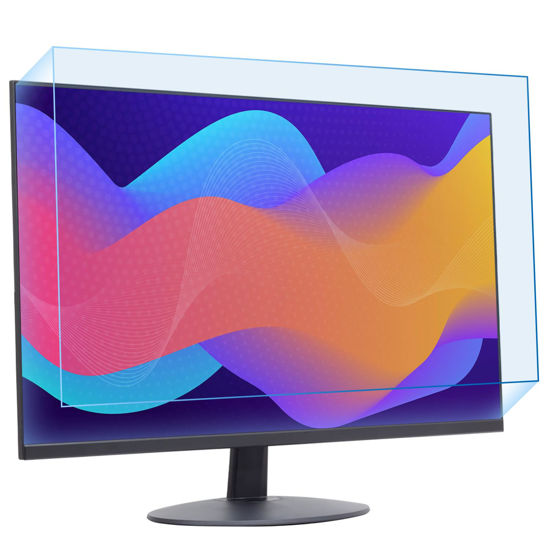 Picture of F FORITO 24 inch Anti Blue Light Screen Protector for 16:9 Widescreen Monitor, Matte Anti Glare Computer Screen Cover Compatible with 24" Sceptre /HP /KOORUI /Dell /ViewSonic /BenQ /LG Desktop