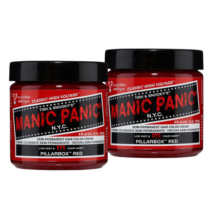 Picture of MANIC PANIC Pillarbox Red Hair Dye Classic 2 Pack