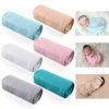 Picture of Xinnun Newborn Baby Photography Props Baby Stretch Wraps Newborn Wrap Long Ripple Wrap for Photography DIY Newborn Photo Blanket (Novel Style, 6 Pcs)