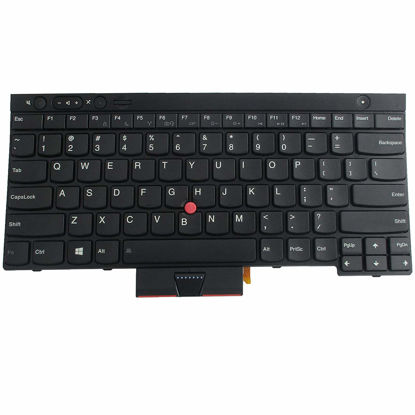 Picture of SUNMALL New Laptop Keyboard Replacement with Pointer(no Backlit) Compatible with Lenovo IBM ThinkPad T430 T430S T430I X230 X230T X230I T530 W530 (Not Fit T430U X230S)