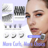 Picture of DIY Lash Extension Kit BEYELIAN Cluster Lashes Kit with 168 Pcs D+ Lash Clusters Lash Bond and Seal Lash Remover and Eyelash Applicator for Beginner DIY at Home (Style3 0.07 Mix Clear Band)