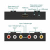 Picture of LVY 2AV to HDMI Converter Double RCA to HDMI Converter, 2 RCA Input 1HDMI Output Support 16:9/4:3 Compatible with WII, N64, PS1, PS2, PS3, VHS, VCR DVD Players etc (Multi AV to HDMI)