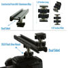 Picture of 6 Inch Cold Shoe Extension Bracket - Dual Sided Camera Flash Mount with D-Flashner Adapter by Cam Caddie - Black