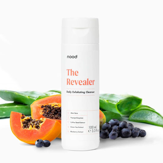 Picture of The Revealer Daily Exfoliant by Nood, Reduces Ingrown Hairs and Preps Skin For Laser Hair Removal, Resveratrol and Papaya Enzymes, Brightens and Softens Skin, 1 Bottle (3.3 fl oz)