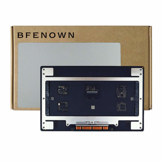 Picture of Bfenown Replacement Trackpad Touchpad Board for MacBook Pro 15-Inch Touch Bar A1707 Late 2016 Mid 2017 EMC 3162 EMC 3072 821-00665-A, A1990 661-10347 (Late 2016-2019) (Silver)