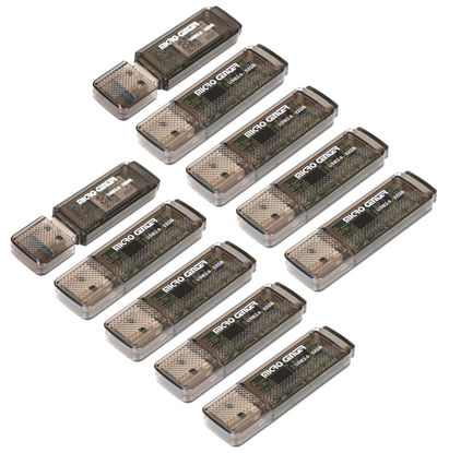 Picture of Micro Center SuperSpeed 10 Pack 32GB USB 3.0 Flash Drive Gum Size Memory Stick Thumb Drive Data Storage Jump Drive, 10X Faster Than USB 2.0 USB Drives (32G 10-Pack)