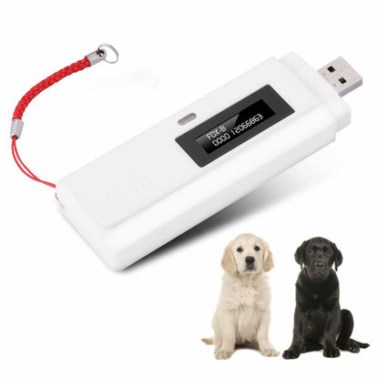 Picture of Microchip Scanner Portable Pet Tracking Finder RFID 134.2Khz Support ISO11784 / 11785 FDX-B and EMID, USB Charger