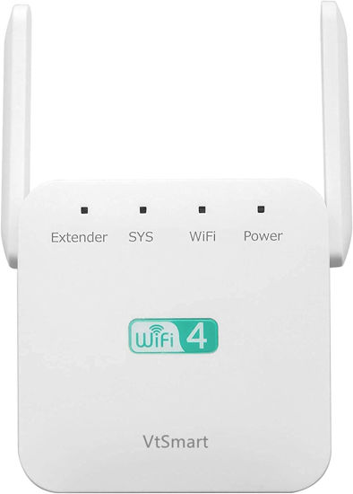 Picture of Extend Tecc, Extend Tecc WiFi Booster, Newest WiFi Booster 2023, WiFi Range Extender 300Mbps, Wireless Signal Repeater Booster 2.4 and 5GHz Dual Band 4 Antennas 360° Full Coverage