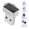 Picture of GOWENIC Smal USB Fingerprint Reader, Portable 0.5S 360ｰ Detection Computer USB Fingerprint Logger, Fingerprint Scanner Fingerprint Sensor Reader for Windows7 8 10 for PC Laptop