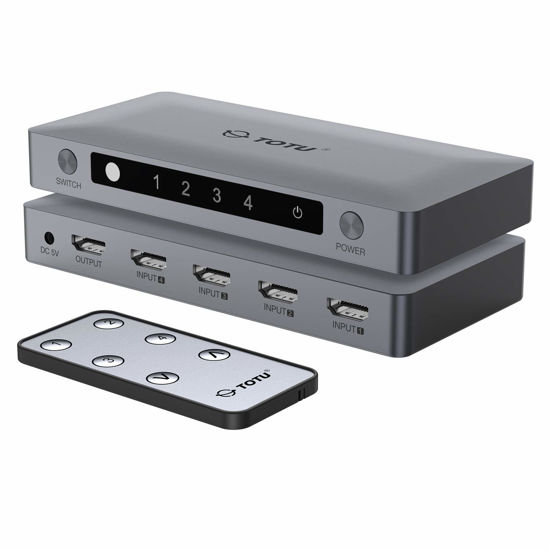 4K 4x1 HDMI Switcher with HDR