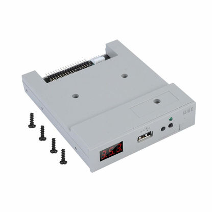 Picture of FAT32 Drive Emulator, SFR1M44-U100 3.5inch 1.44MB USB SSD Floppy Drive Emulator Set Including 1 USB Emulator and 3 Screws Handy Use Plug to Operate