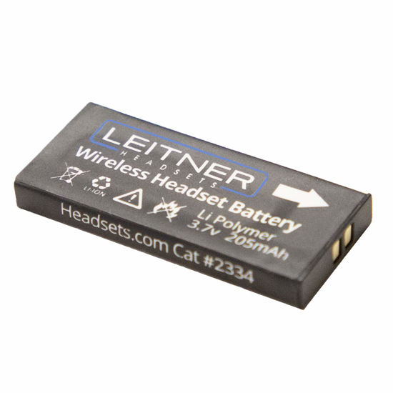 Picture of Genuine Replacement Battery for Leitner LH270, LH275, LH280, LH370, LH375, and LH380 - Works with All Leitner Premium Wireless Headsets