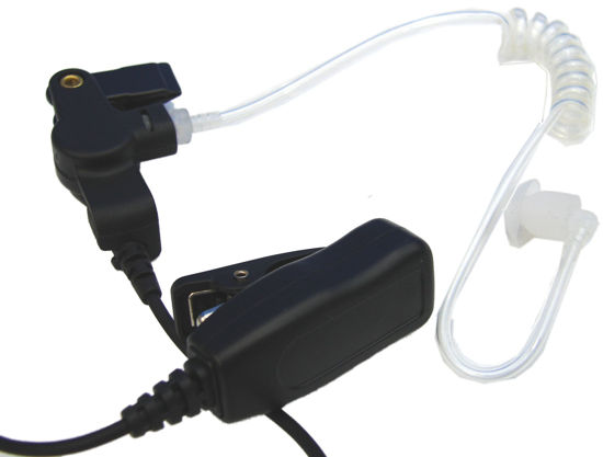 Picture of Two-Wire Surveillance Earpiece Mic for Kenwood TK-208, TK-220, TK-240, TK-240D, TK-248, TK-250, TK-260, TK-260G, TK-270, TK-270G, TK-308, TK-340, TK-340D, TK-348, TK-350, TK-353, TK-360, TK-360G, TK-370, TK-370G, TK-372G, TK-430, TK-431, TK-2100, TK