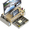 Picture of Simple Houseware Desk Monitor Stand Riser with Adjustable Organizer tray