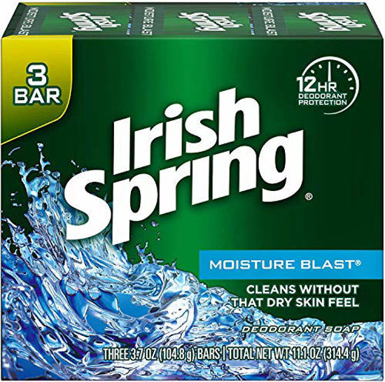 Picture of Irish Spring Bar Soap (30 Bars, 3.75oz Each Bar, Moisture Blast)