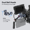 Picture of SmallRig Articulating Magic Arm with 3/8"-16 Locating Screw for ARRI and 1/4"-20 Screw (with Retractable Pins), 360 Degree Rotation, Max Load of 12 Ib Magic Arm for Monitor, Camera, and Lights 3874