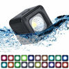 Picture of ULANZI L1 Pro Mini LED Light Waterproof LED Lighting with 20 Color Gels for Smartphone Camera Drone Photography,Video, Underwater,Compatible w DJI OSMO Action Gopro 10 9 8 iPhone DSLR Cameras