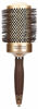 Picture of Olivia Garden NanoThermic Ceramic + Ion Round Thermal Hair Brush for Curly, Wavy, All Hair Type, NT-64 (2 3/4"), Gold and Chocolate