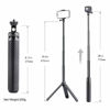 Picture of Premium Selfie Stick for GoPro Hero 9 8 7 6 5 4 3 3+ 2 2018 Fusion Session, ACASO, SJCAM Action Cameras, and Cell Phones and Compact Digital Cameras. Can be Used as Hand Grip, monopod and Tripod