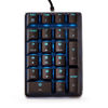 Picture of Qisan Mechanical Numeric Keypad GATERON Red Switch Wired Ice Blue Backlight Gaming Keypad 21 Keys Mini Numpad Portable Keypad Extended Layout Black Magicforce