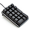 Picture of Qisan Mechanical Numeric Keypad GATERON Red Switch Wired Ice Blue Backlight Gaming Keypad 21 Keys Mini Numpad Portable Keypad Extended Layout Black Magicforce