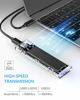 Picture of ORICO Transparent NVMe M.2 Enclosure Tool-Free USB3.1 Type-C Gen2 10Gbps to M.2 SSD Enclosure for Intel 660p/Samsung 970 EVO/Samsung970 Pro 2230/2242/2260/2280 PCIe NVMe M-Key SSD up to 2TB - Black