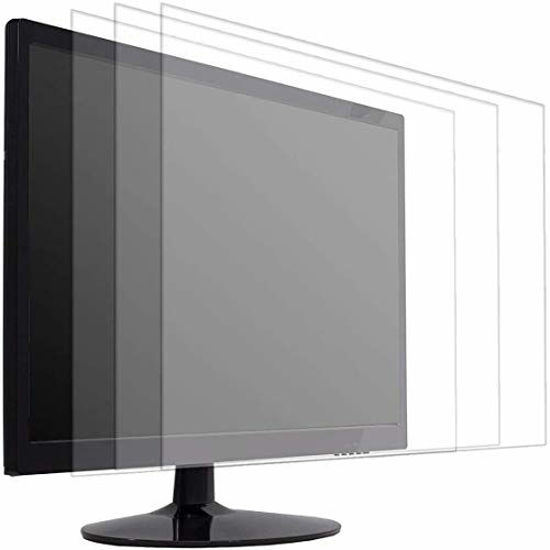 Picture of 23 Inch Anti Glare Screen Protector Fit Diagonal 23 Inch Desktop Monitor 16:9 Widescreen, Reduce Glare Reflection and Eyes Strain, Fingerprint-Resist (20.08 Inch W x 11.3 Inch H)-3Pcs