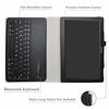 Picture of Lenovo Tab 4-10 Inch Bluetooth Keyboard Case,Mama Mouth Slim Stand PU Leather Cover With Romovable Bluetooth Keyboard For 10.1" Lenovo Tab 4-10 Inch ZA2J0007US Android 7.1 Tablet,Black