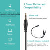 Picture of 3.5mm Jack Cell Phone Headset with Microphone Noise Cancelling for PC Laptop, Wired Computer Headphones for iPhone Android Zoom Home Office Work School Classroom, in-line Control, Comfort-Fit