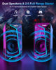 Picture of SOULION R40 Computer Speakers, USB/Bluetooth V5.3 Desktop Speakers for PC Monitor Gaming, with Customize 6 Lighting Effects, 2.0 Channel Surround Stereo & Quality Bass