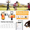 Picture of Camera Tripod,Video Tripod with Fluid Head, Arsoer 60" Vlog Tripod with Wireless Remote/Carry Bag/Rotatable Phone Holder, Compatible with iPhone/Canon/Nikon/Sony/Telescope, for Vlogging/Shooting