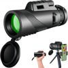 Picture of Monocular Telescope with Smartphone Holder & Tripod, BAK-4 Prism and FMC Lens Monocular Telescope for Adults Kids 12x42, 50x60, 80X100 High Power Monoculars for Bird Watching Wildlife Hunting Hiking