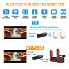 Picture of Bluetooth Transmitter, Bluetooth Transmitter for TV, Support 2 Headsets Simultaneously, aptX Low Latency, with LCD Screen, 3.5mm AUX, Optical, for PC/TV/MP3 (TVMate)