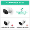 Picture of Ayotu 26ft/8m Power Cable for Google Nest Cam (Battery), Fast Charging Power Adapter with Weatherproof Cord for Nest Cam Battery (NOT Include Camera), 2 Pack White
