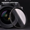 Picture of 58mm Black Pro Mist 1/4 Filter，GREEN.L Diffusion Dream Cinematic Effect Filter for Camera Lens