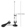 Picture of HYS Amateur Dual-Band VHF & UHF Magnet Base Antenna for 2m/70cm Motorola Mobile Ham Radios & Repeaters with 3.5inchs Magnetic Mount, W/13ft RG58 Cable PL-259 UHF Male Mag Mount (Black)